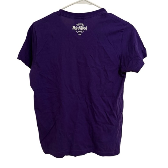 Hard Rock Hotel Jimi Hendrix Vintage Purple Graphic TShirt Womens XL Made in USA - Picture 3 of 3